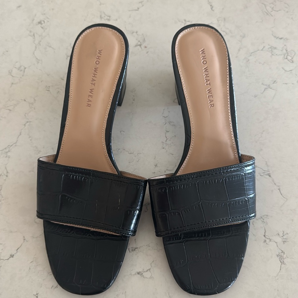 *BRAND NEW* Who What Wear black heels
